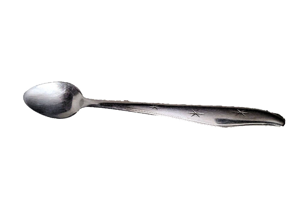 Vtg Mar-crest Stainless Citation Atomic Starburst ICE TEA Long Spoon USA